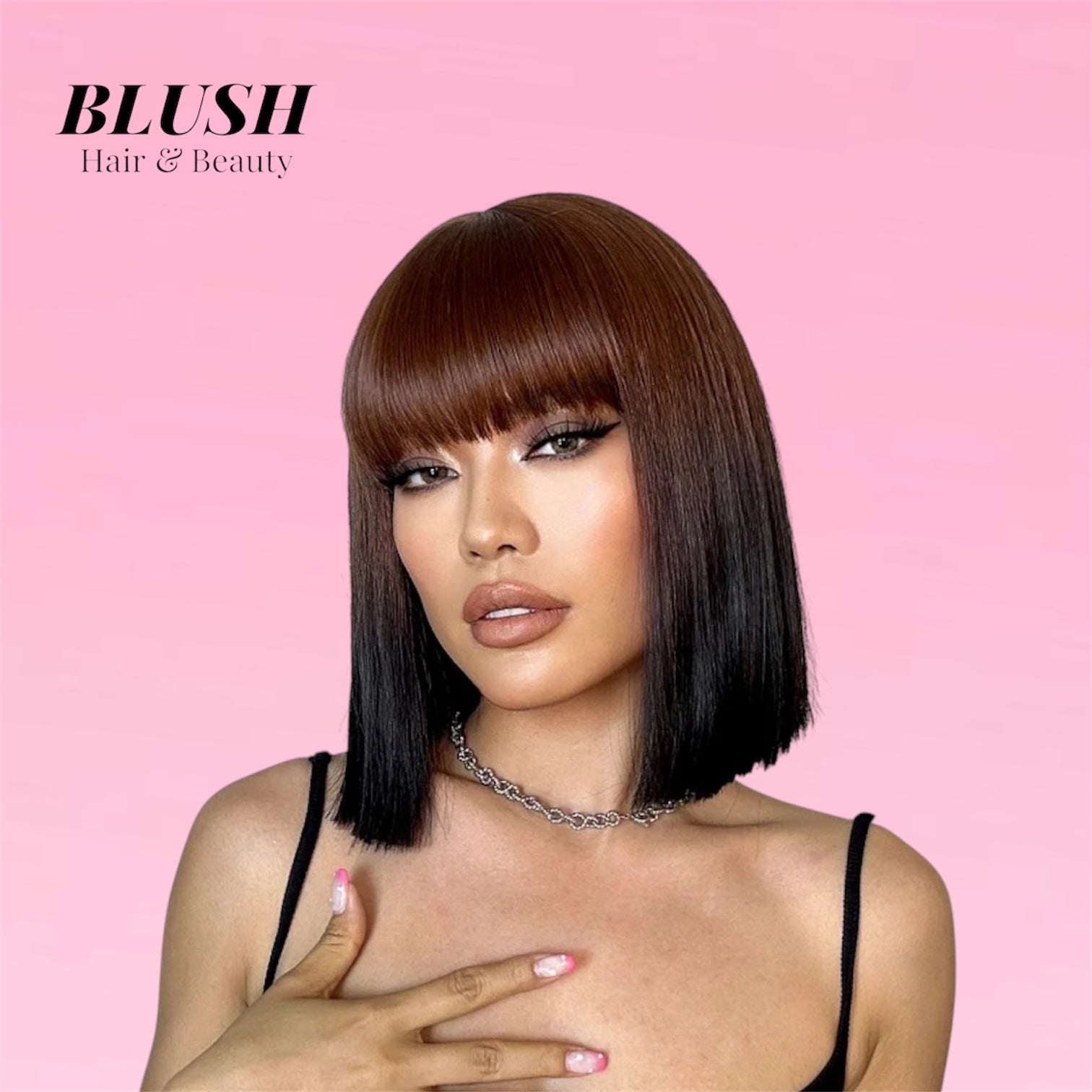 Straight Human Hair Bob Wig Lace