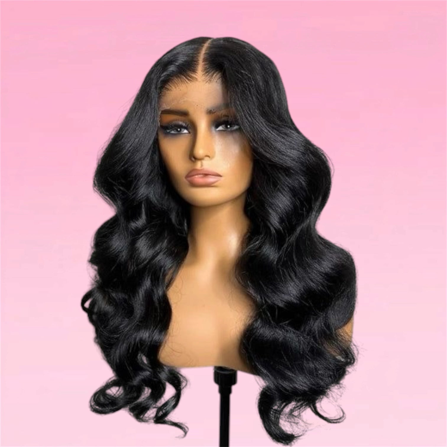 Body Wave Human Hair Wig T-Part Lace Front Brazilian
