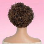 Deep Wave Pixie Bob Wig Lace Front Peruvian