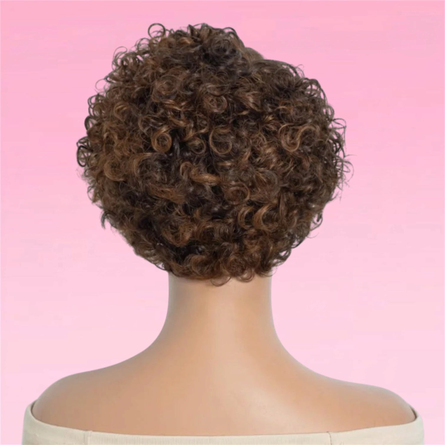Deep Wave Pixie Bob Wig Lace Front Peruvian