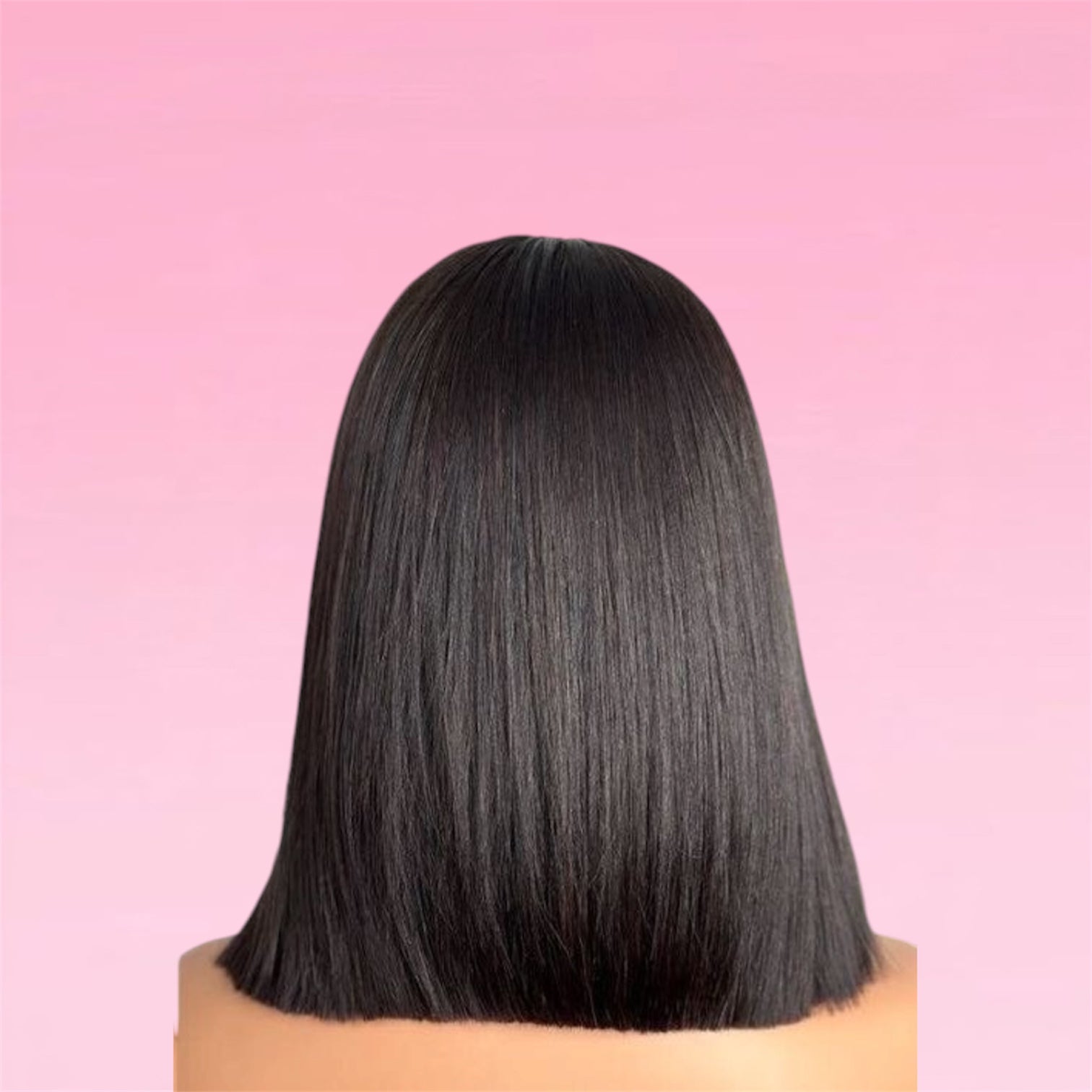 Straight Human Hair Bob Wig T-Part Lace