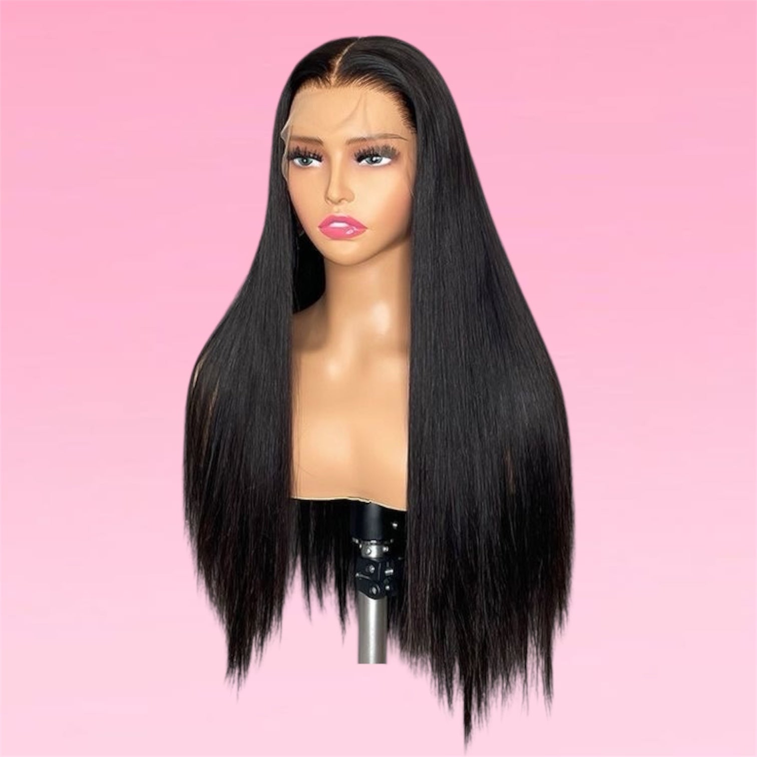 Bone Straight Human Hair Wig HD Lace Front Brazilian