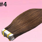Straight Tape-In Hair Extensions Brazilian Remy
