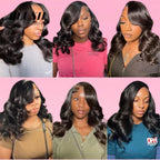 Body Wave Human Hair Bob Wig Transparent Lace Front