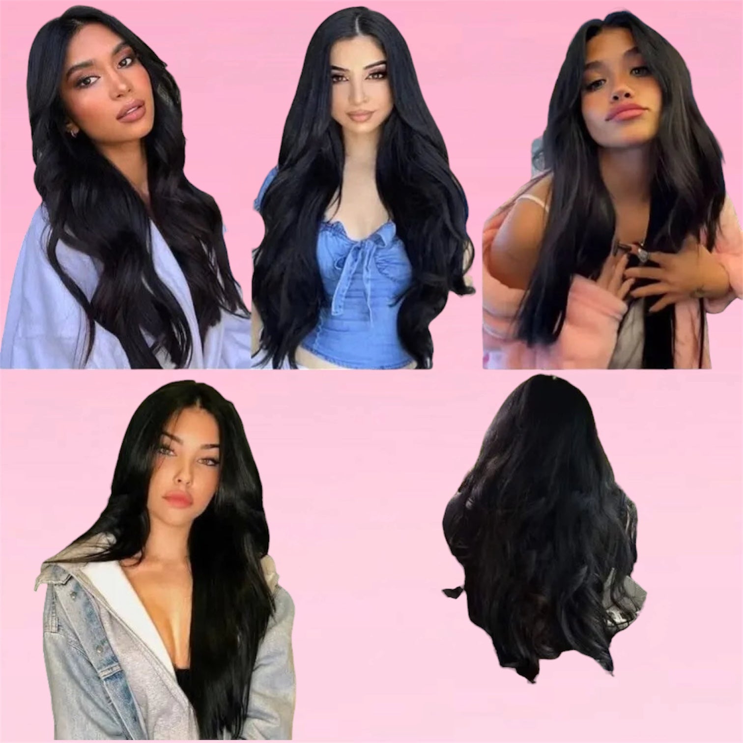 Straight Tape-In Hair Extensions Brazilian Remy