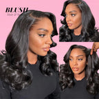 Body Wave Human Hair Bob Wig Transparent Lace Front