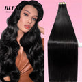 Straight Tape-In Hair Extensions Brazilian Remy