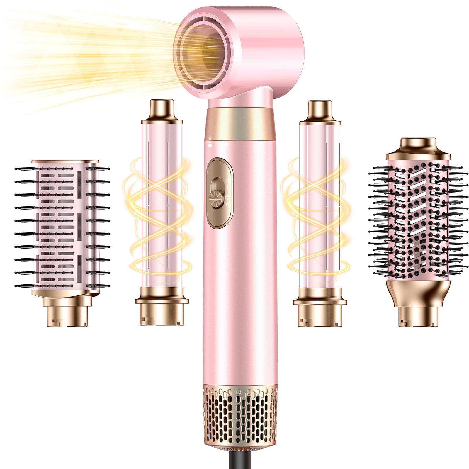 5-in-1 Hot Air Brush Styling Set Blow Dryer Volumizer