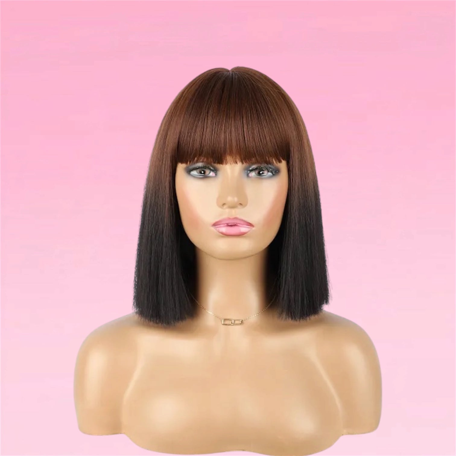 Straight Human Hair Bob Wig Lace