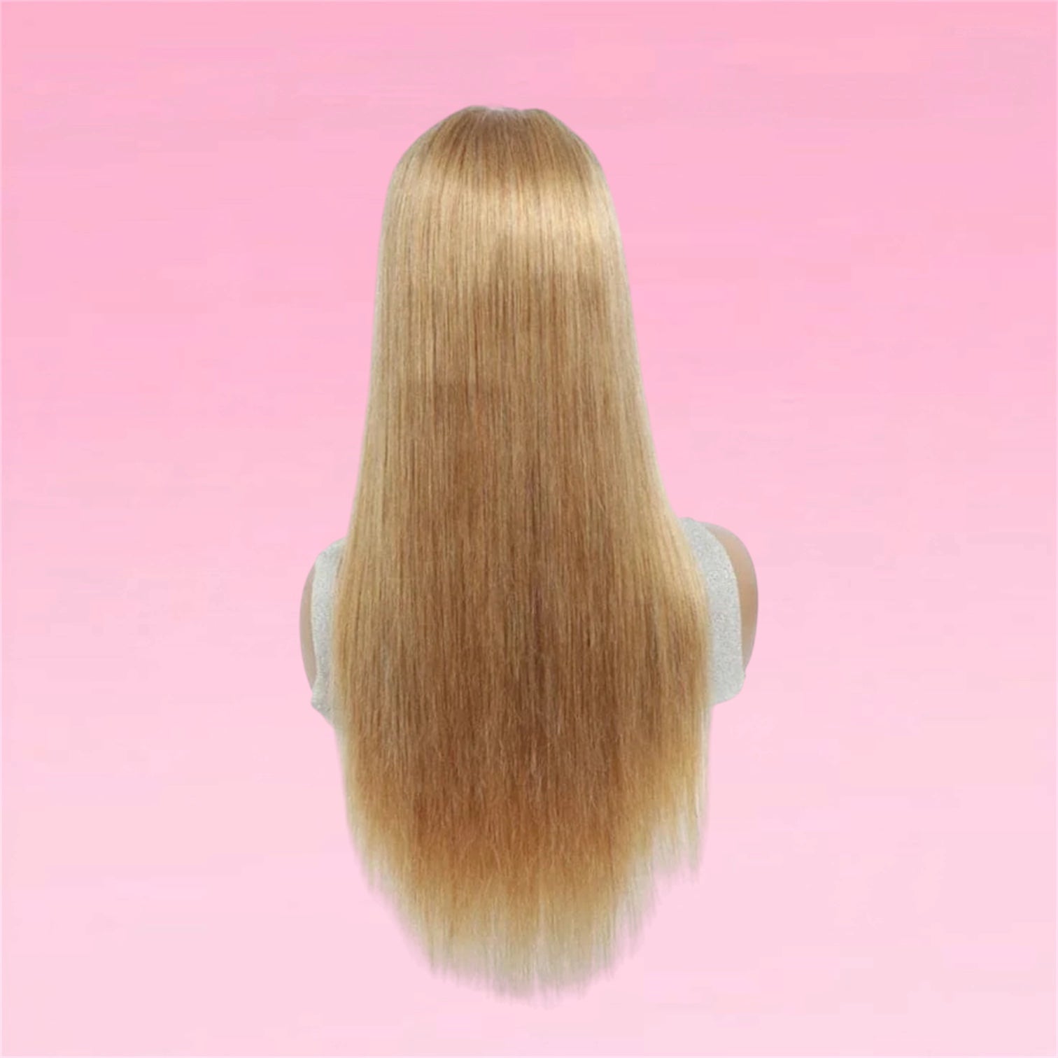 Straight Human Hair Wig Highlight Glueless
