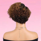 Deep Wave Pixie Bob Wig Lace Front Peruvian