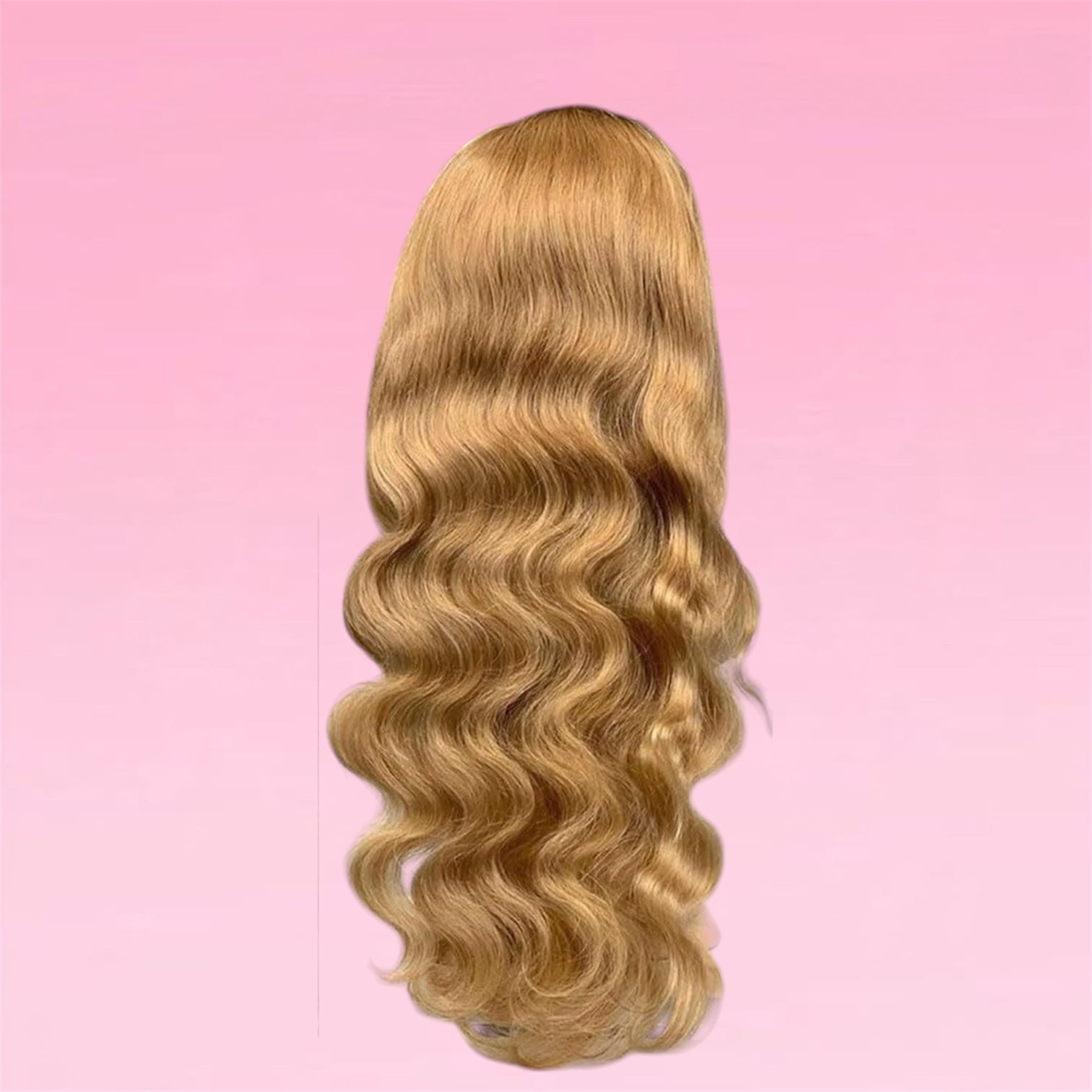 Body Wave Human Hair Wig Honey Blonde HD Lace Front