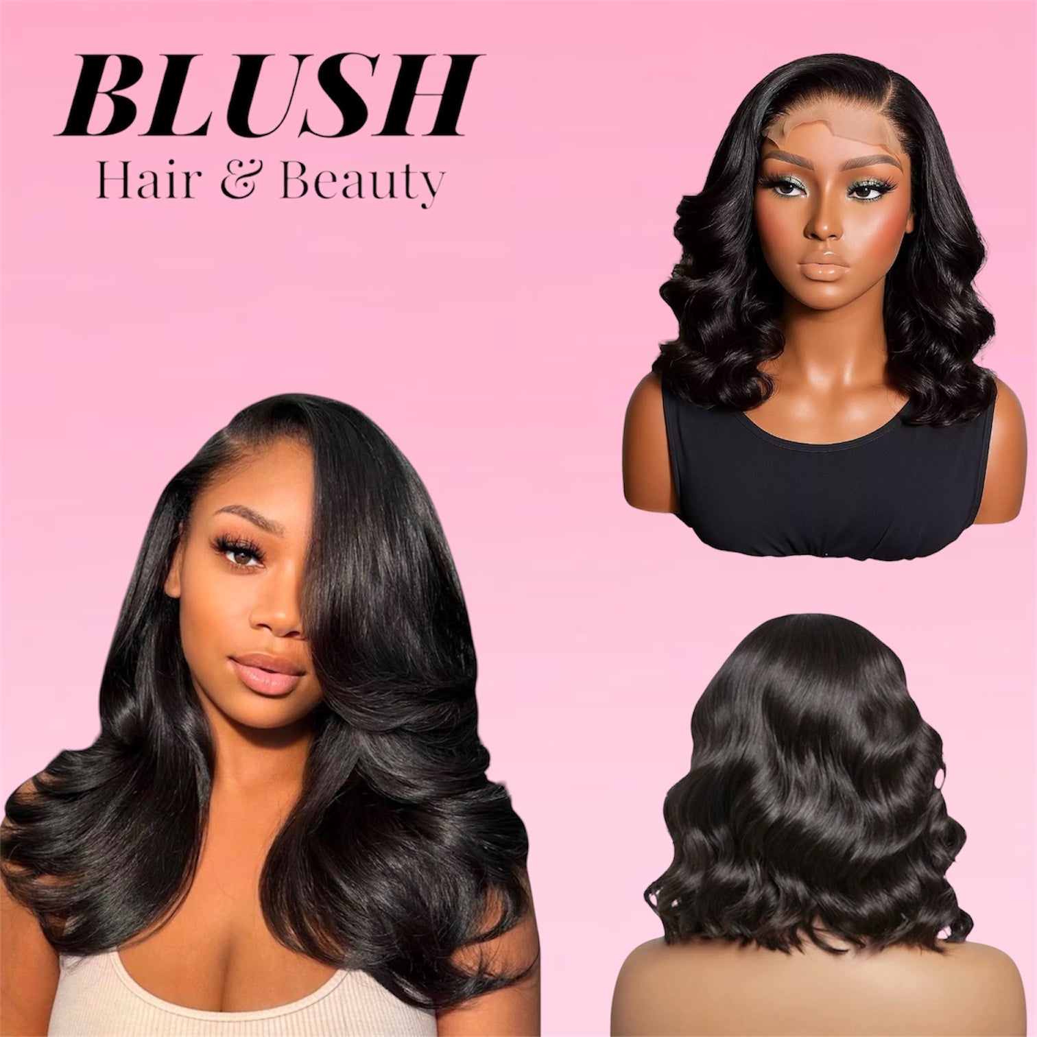 Body Wave Human Hair Bob Wig Transparent Lace Front