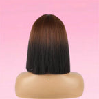 Straight Human Hair Bob Wig Lace