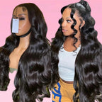 Body Wave Human Hair Wig HD Transparent Lace Front