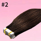 Straight Tape-In Hair Extensions Brazilian Remy