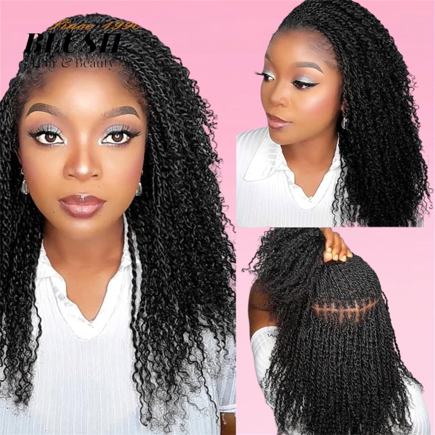 Afro Kinky Bulk Human Hair Highlight Virgin Remy