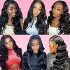 Body Wave Human Hair Wig HD Transparent Lace Front