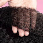 Kinky Straight Clip-In Hair Extensions Natural Black