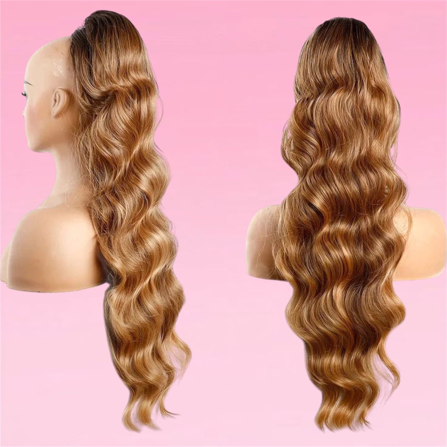 Body Wave Drawstring Ponytail Synthetic
