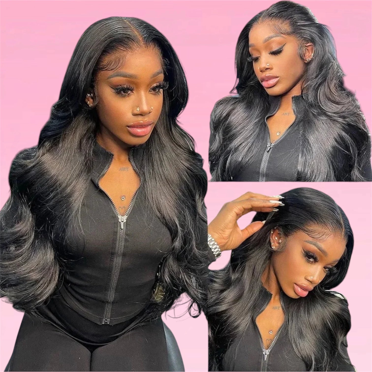 Body Wave Human Hair Wig HD Transparent Lace Front