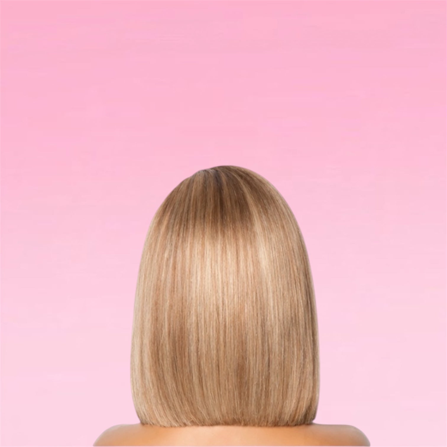 Straight Human Hair Wig Honey Blonde Lace Front
