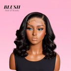 Body Wave Human Hair Bob Wig Transparent Lace Front