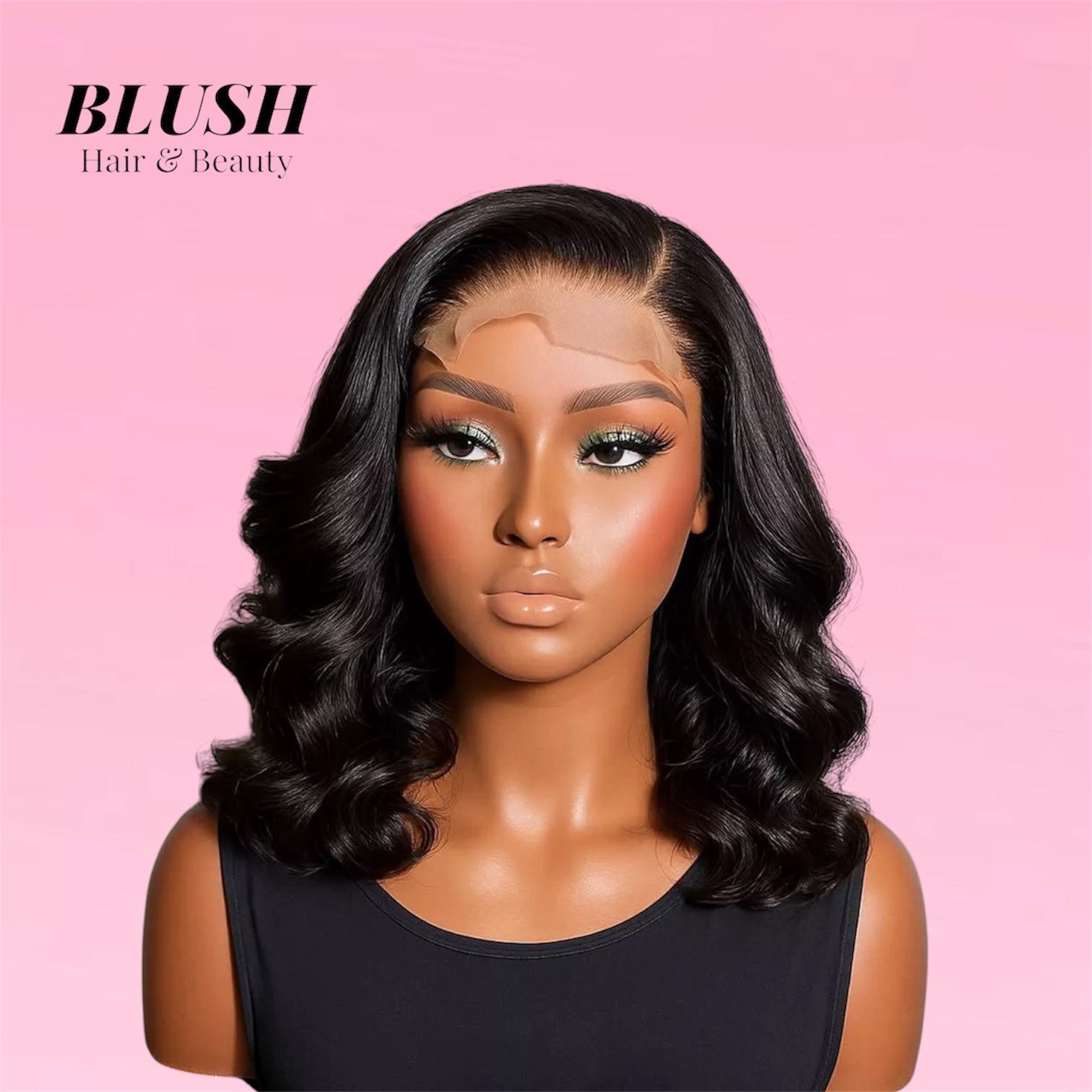 Body Wave Human Hair Bob Wig Transparent Lace Front