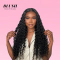 Water Wave Human Hair Wig HD Transparent Lace Front